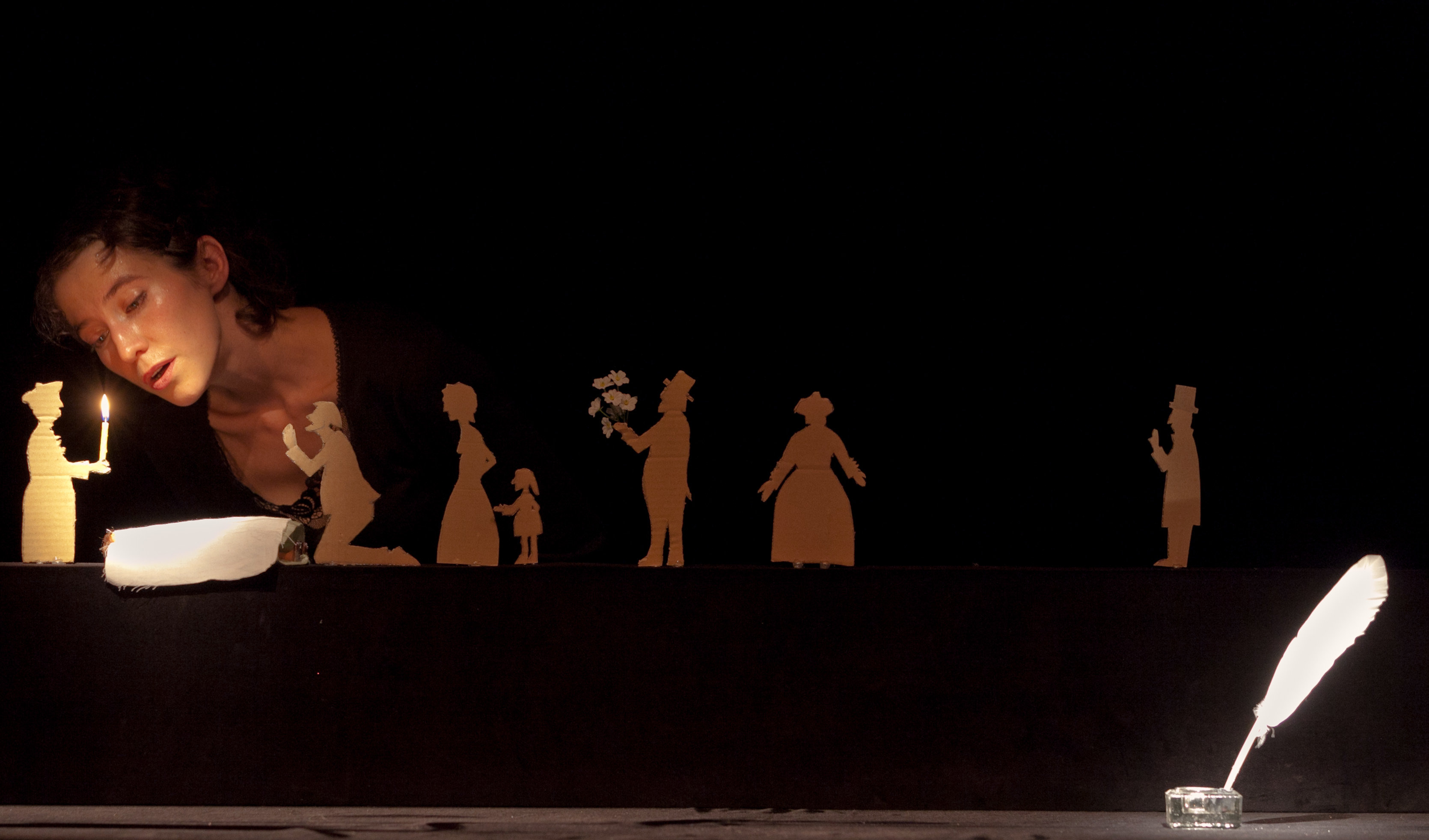 Spectacle Madame Bovary de la compagnie Les Karyatides, photographie de Yves Gabriel